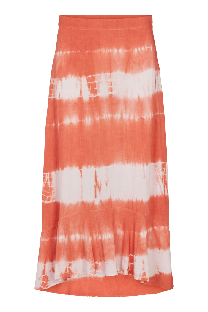 Basic Apparel Orchid Skirt Nederdele 592 Tie Dye Dusted Clay / Pink Chalk